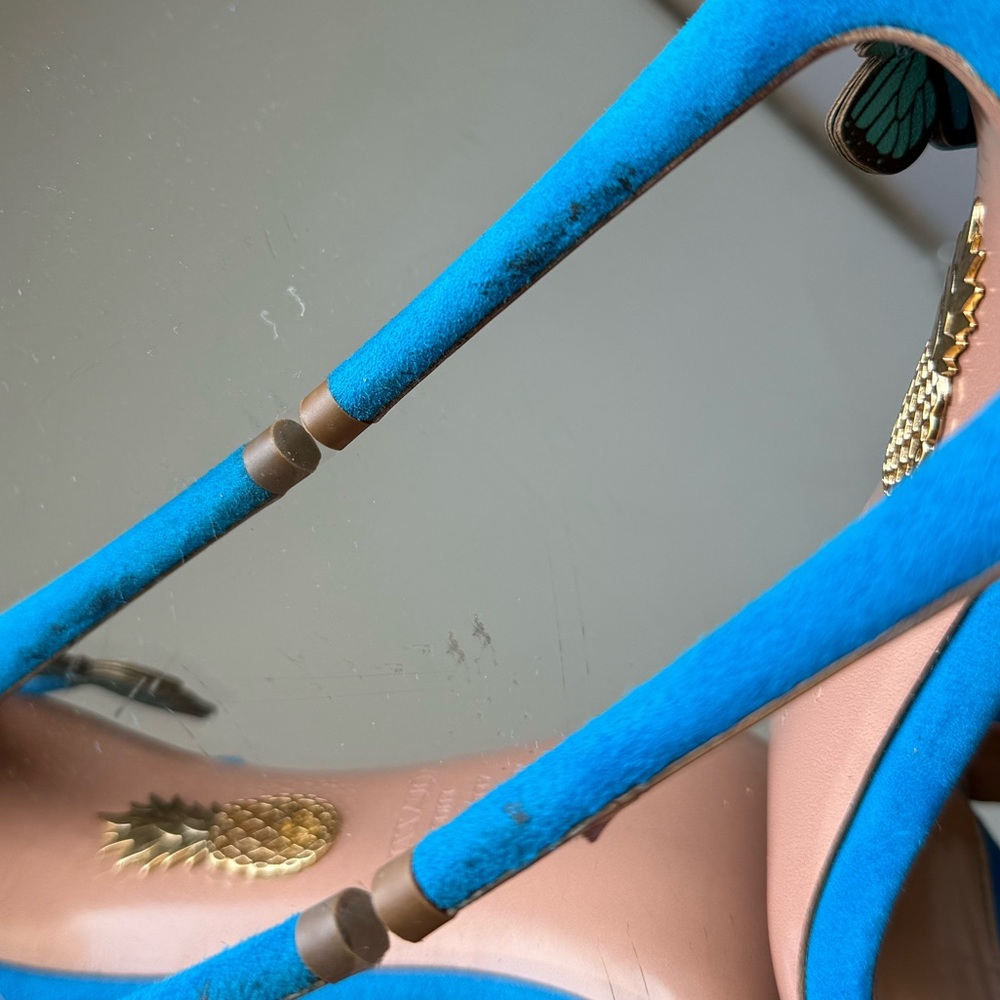 Aquazzura Papillon Sandal 105 35.5 $950 - Picture 14 of 15